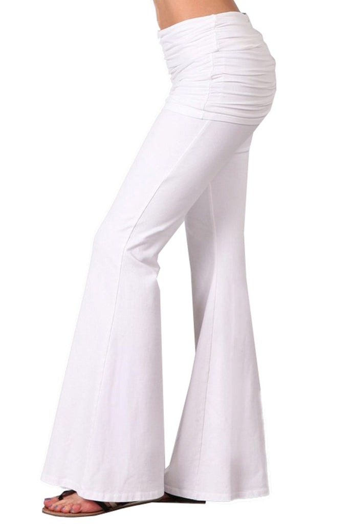 Free People Jayde Flare Stretch Pant - Women's Pants in Pure White | Buckle